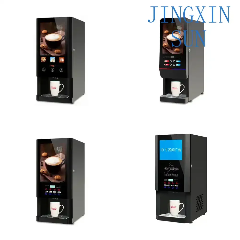 Three Flavors Hot Drinks Instant Coffee Machine for Commercial Use for Coffee Shop Restaurant Office for Fast Brewing and