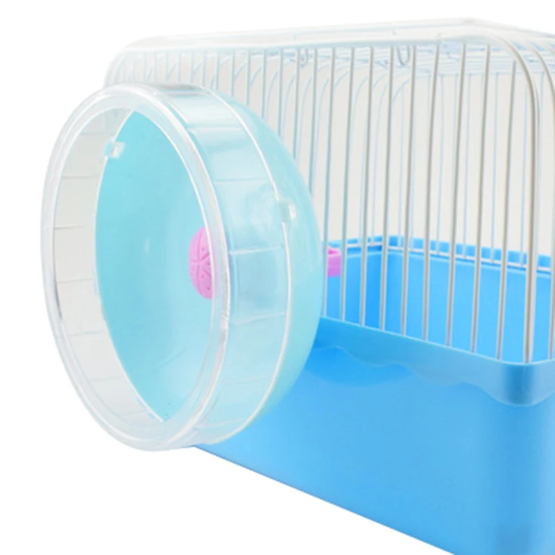 Hamster Wheel Small Animal Running Disc Toys Cute Plastic Jogging Exercise Wheel Toys Small Animal Hamster Accessories