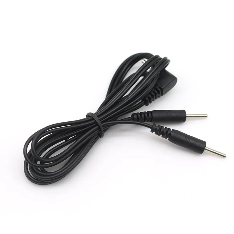 Adult Products 2 Pin Electro Shock Wire Electrical Stimulation Cable Patch Cord For Electro Sex Toys Exotic Accessories