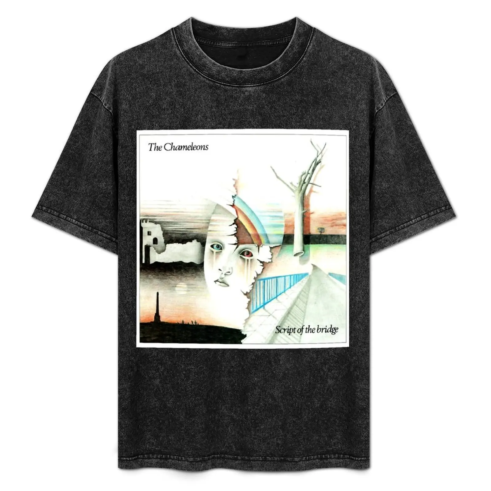 Value The Chameleons Script Of The Bridge Dont Fall Up The Down Escalator T-Shirt Classic Print Short Sleeve Shirt