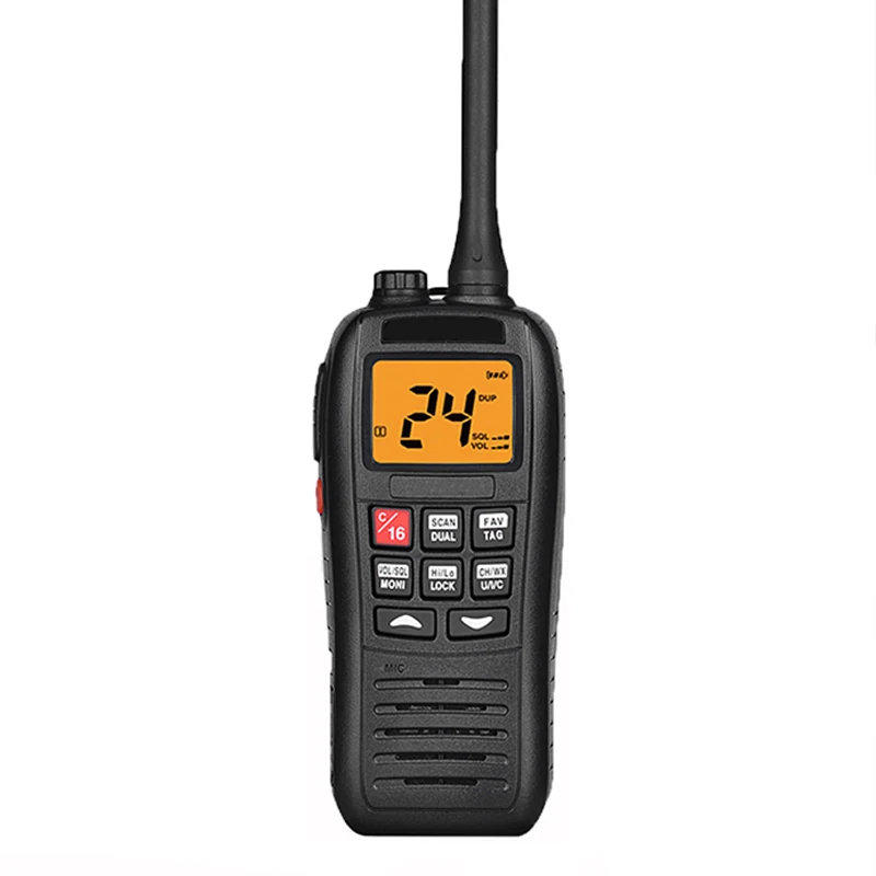 

High Quality RS-37M Portable Waterproof Walkie Talkie Original VHF/UHF Marine Transceiver IPX7 Float Handheld Radio