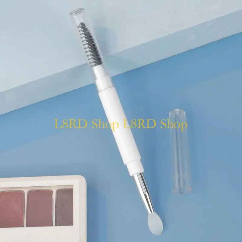 L8RD Double Head Makeup Brush Eyebrow Brush Silicone Lip Brush Makeup Brow Lip Brush
