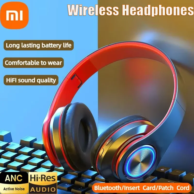 Xiaomi Bluetooth Wireless Headphones HiFi Stereo Noise Cancelling Headsets Sport Gaming Music Earphones With Mic 2025 NEW
