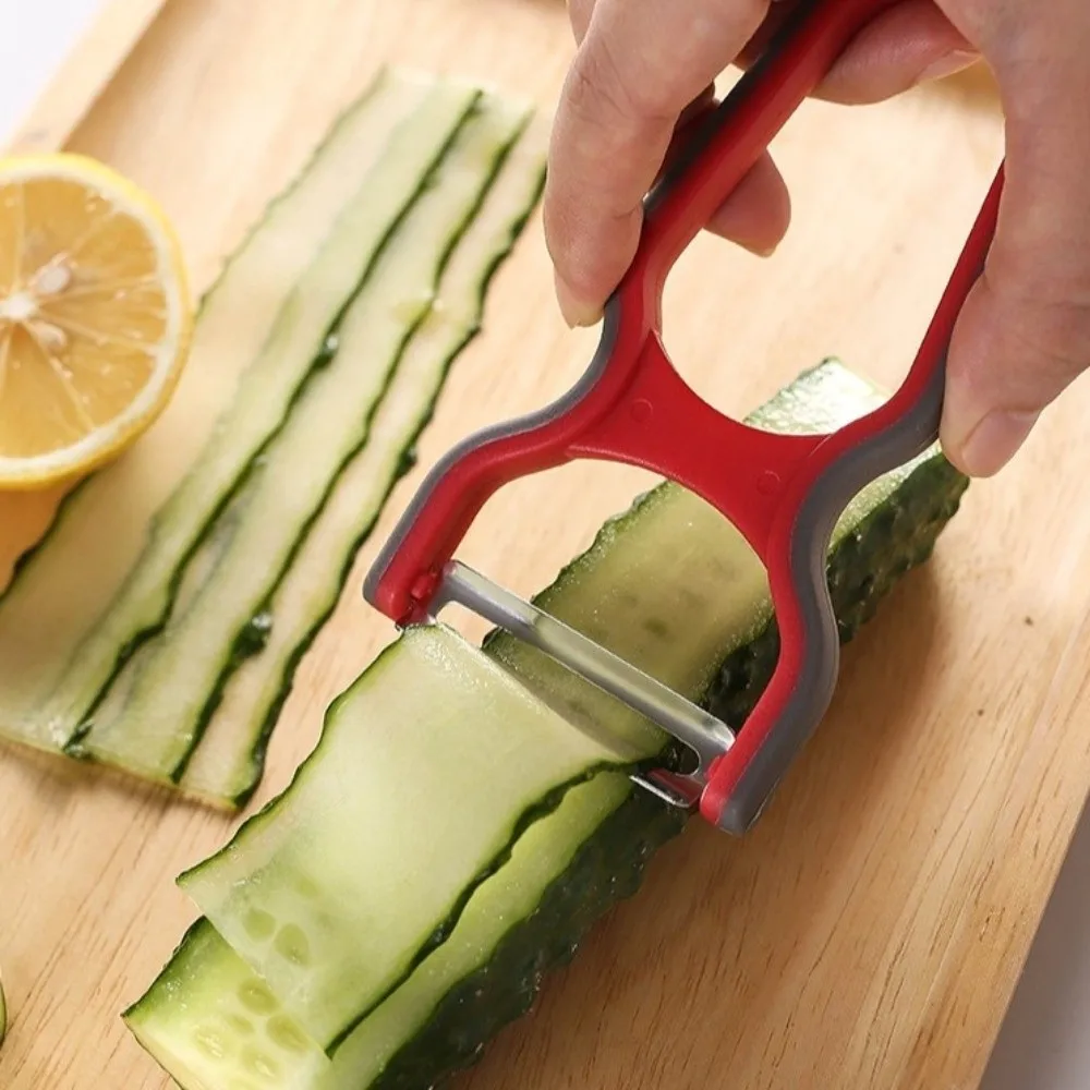 3pcs Stainless Steel Vegetable Peeler Ergonomic Grip Sharp Edge Fruit Slicer Non-Slip Handle Kitchen Gadget Carrot