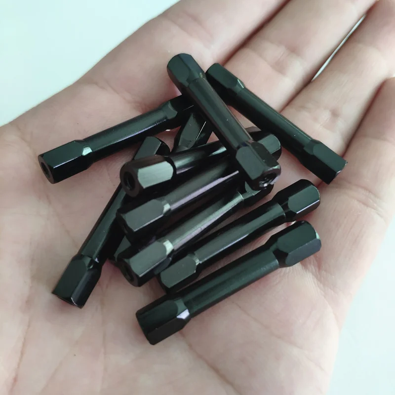 10pcs M3 Aluminum Hex Step Pillar Standoff Spacer Black Red anodized M3*10/15/20/25/28/30/35/37/40/45/50/60/70/80/90/100mm