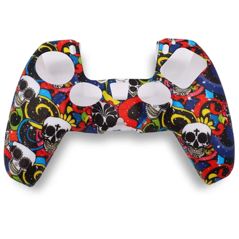 Custodia in Silicone multicolore per Controller PS5 custodia protettiva per Gamepad per accessori di gioco con protezione Joystick per maniglia PS5