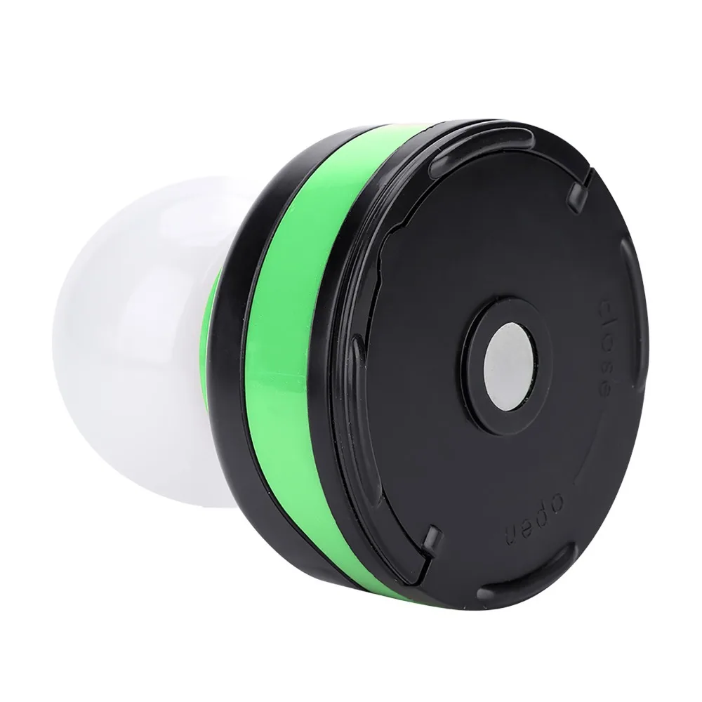 Durable Portable LED Flashlight Tent Light Mini Round Battery-Powered Camping Light Outdoor Camping Light Mountaineering