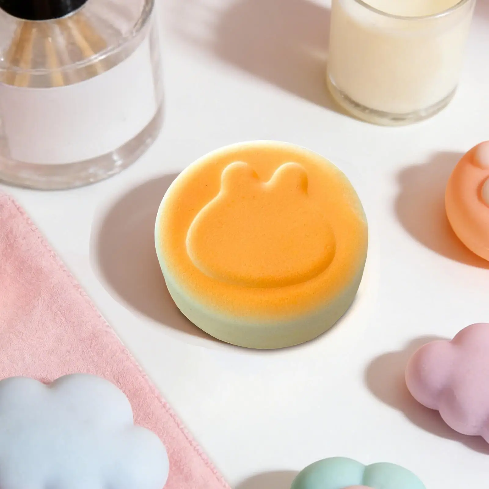 Torta da spremere giocattolo rimbalzo flessibile gioco agitarsi strumento sensoriale antistress per uomini donne amici studenti viaggi in ufficio a casa