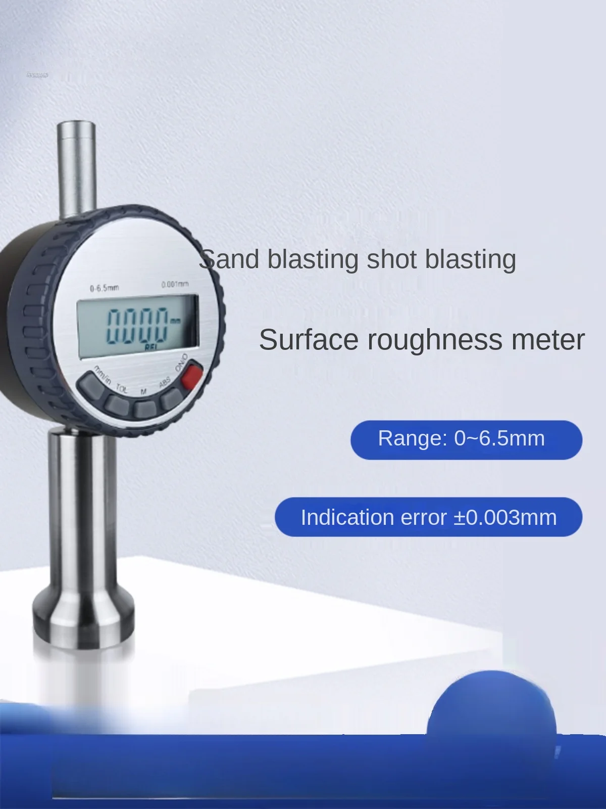 Suitable for Coy Shot Blasting Roughometer Anchor Pattern Depth Meter Paint Sand Sight Meter Surface Roughness Measuring