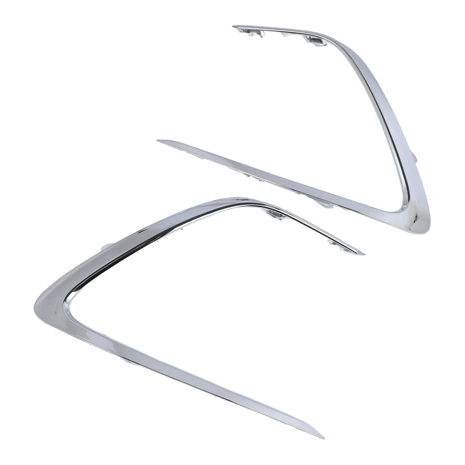 

1 пара хромированных накладок на передний бампер TO1038244, боковая хромированная накладка на бампер, замена для Camry Hybrid LE XLE LE