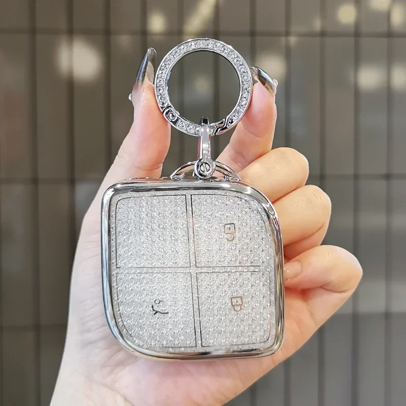 مناسبة لـ Lynk & Co 08 keycase 23 جديد غطاء المفاتيح keyshell المفاتيح الخاصة الجديدة الطاقة مركبة قذيفة مشبك تألق مفتاح السيارة Ca