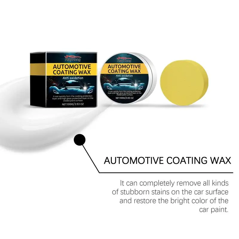 Auto Paint  Remover Paste Ceramic Coating Technology Restore Faded Paint UV Protect for Car Lovers Garage Workshop