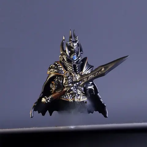 World of Warcraft Spelfigur Lich King Frostmourne Periferi Montera Byggstenar Skrivbordsdekoration Ornament Presentleksaker 8 best sales Lego World of Warcraft - №3
