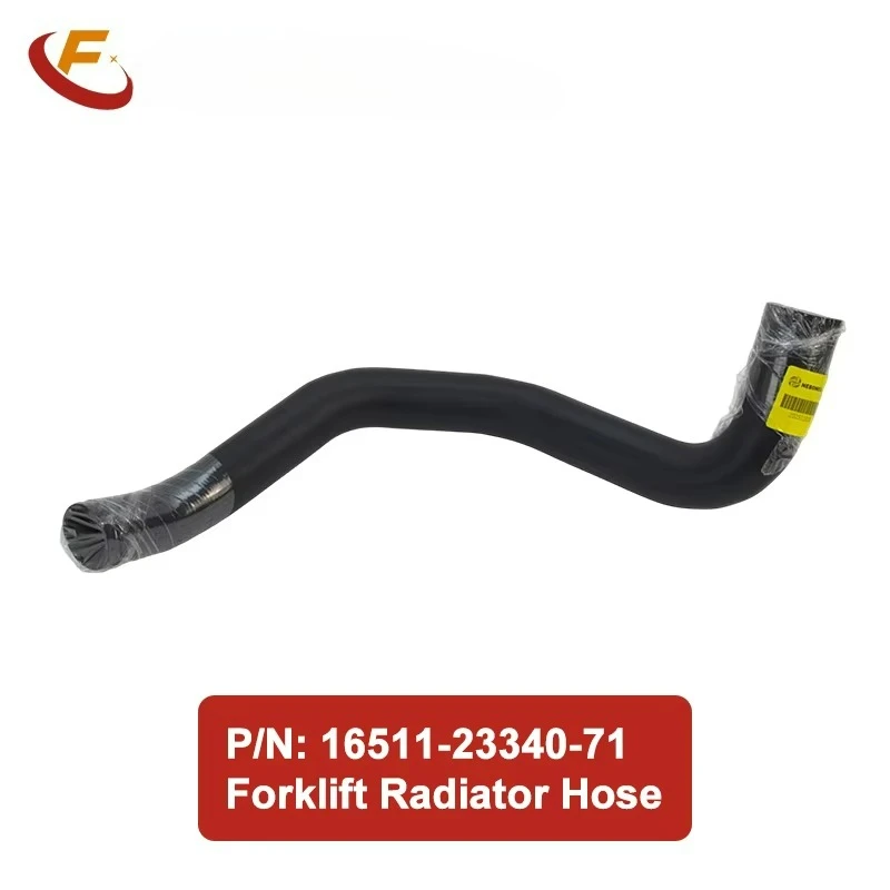 Forklift Upper Radiator Inlet Hose Parts 16511-23340-71 16511-23621-71 Formed Coolant Hose for Toyota 4Y Engine 6-8FG20~30
