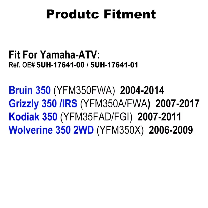 For Yamaha YFM350 Bruin 350 Grizzly 350 Kodiak 350 Wolverine 350 CVT Clutch V-Belt Drive Belt Ref 5UH-17641-01 5UH-17641-00
