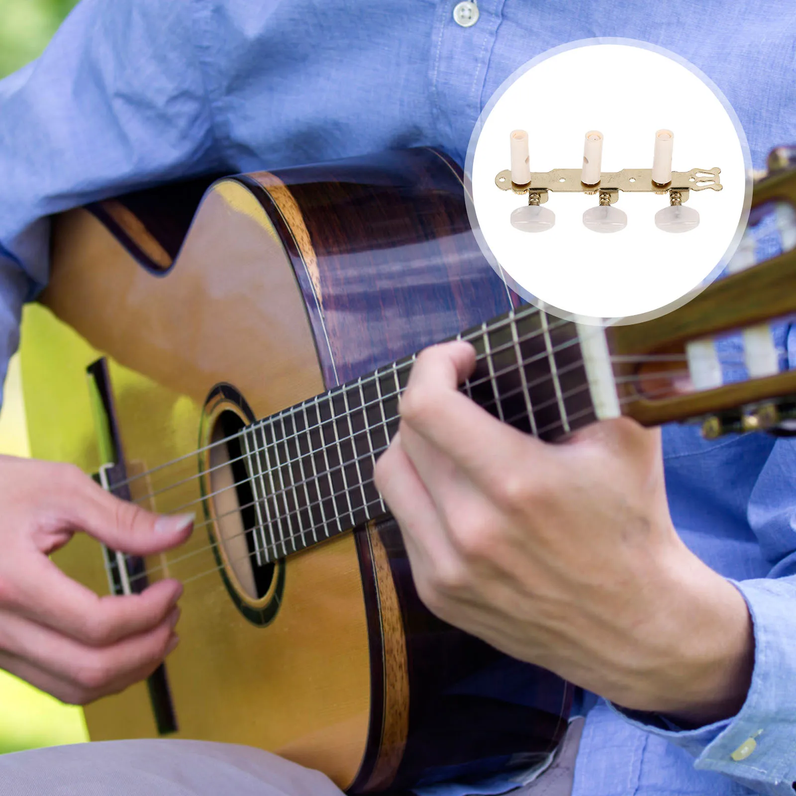 

Guitar Pegs Classical Tuner Tuning Keys Tuners Machine Heads Excellent Workmanship Replacement Parts