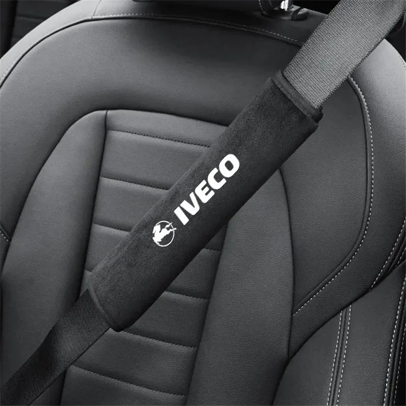 

2Pcs Car Safety Belt Shoulder Cover Pad Plush Seat Belt Shoulder for IVECO Banner 3ft X5 Ft 3ft X5ft Daily IV Auto Accessories