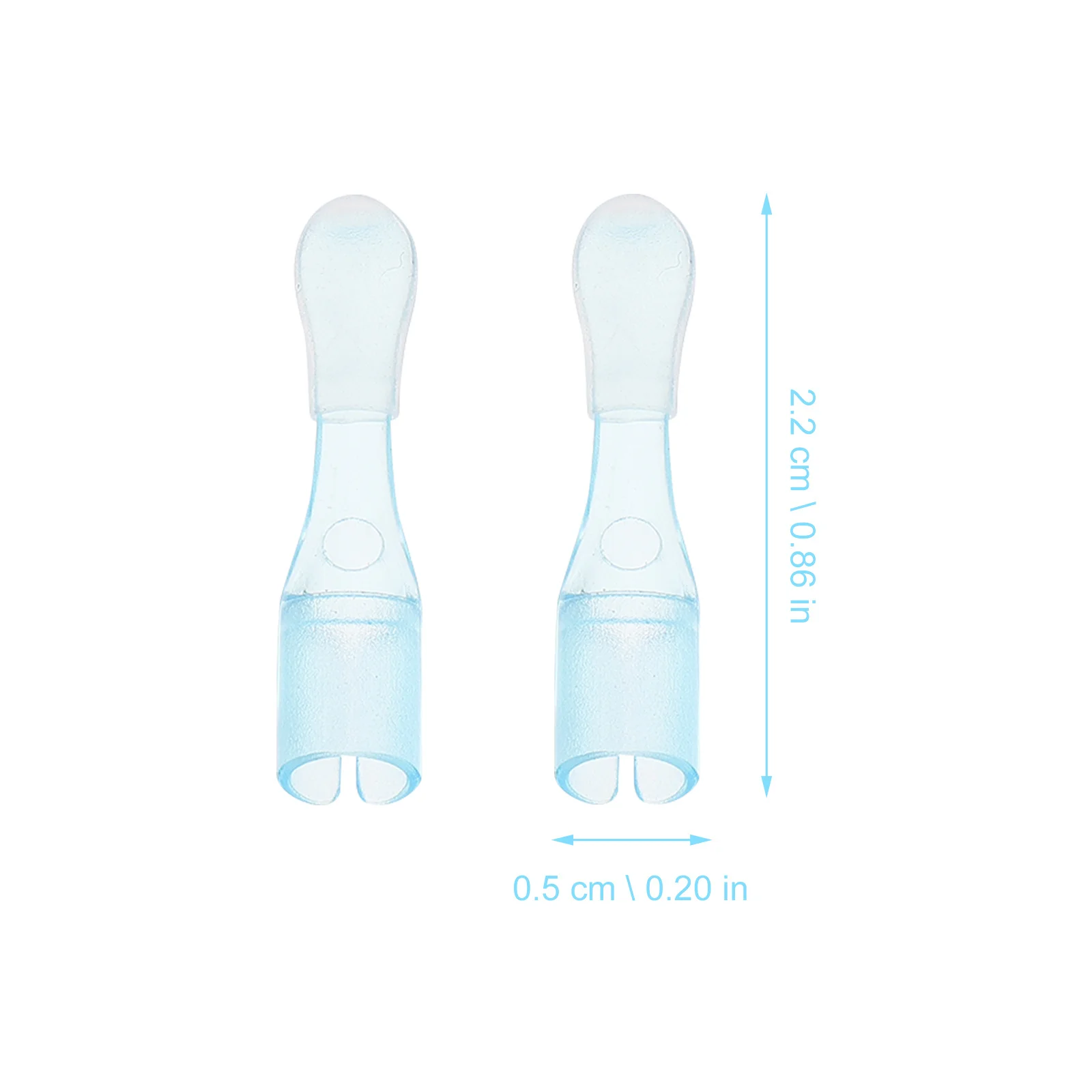 

4 шт., сменные ложки для удаления видимой ушной серы, синие гибкие, безопасные, прочные инструменты для удаления ушной серы для семейного использования