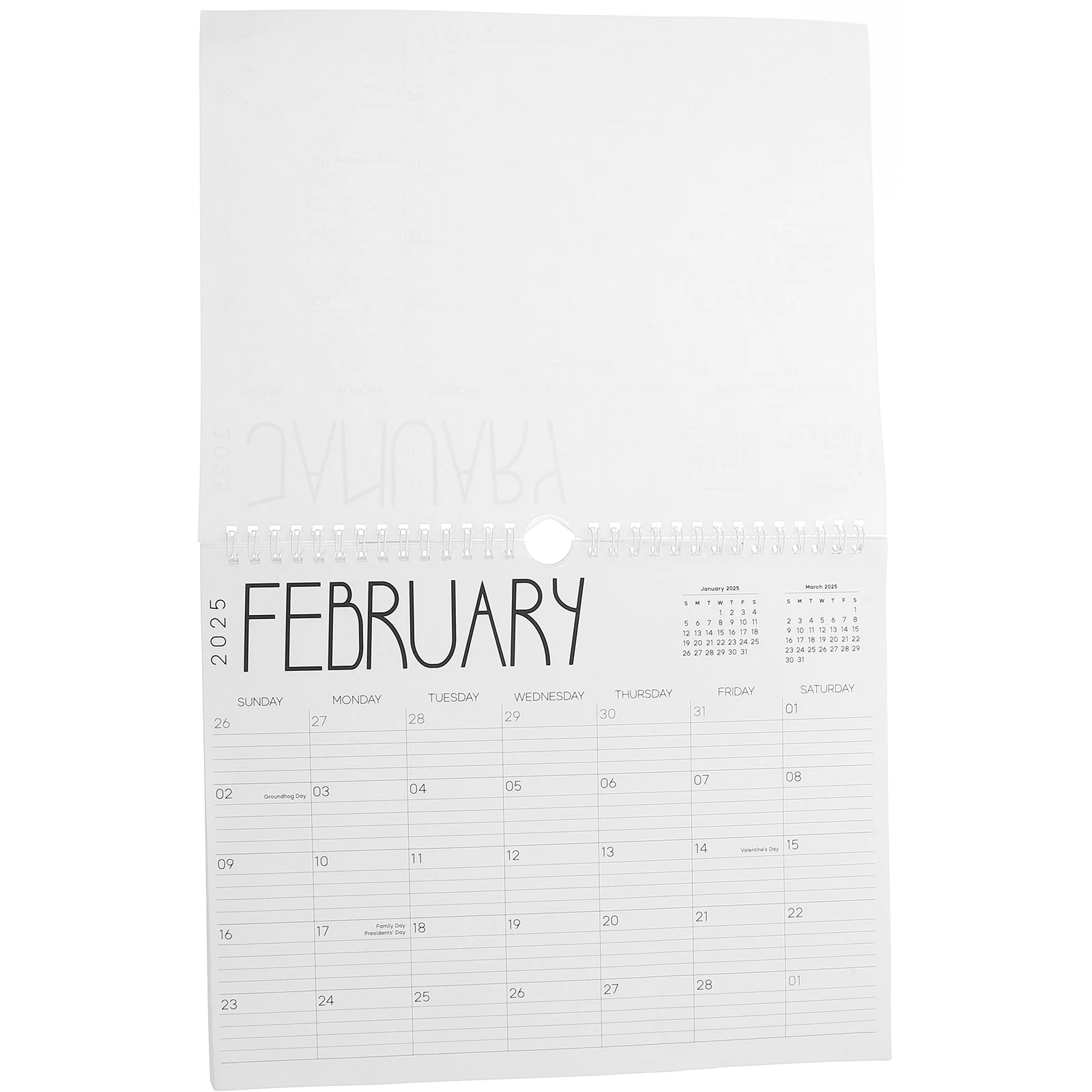 

2025 Wall Calendar Schedule Book Paper Hanging Planner Yearly Desk Monthly TearOff Flip Notebook Family Agenda 12 Month Office