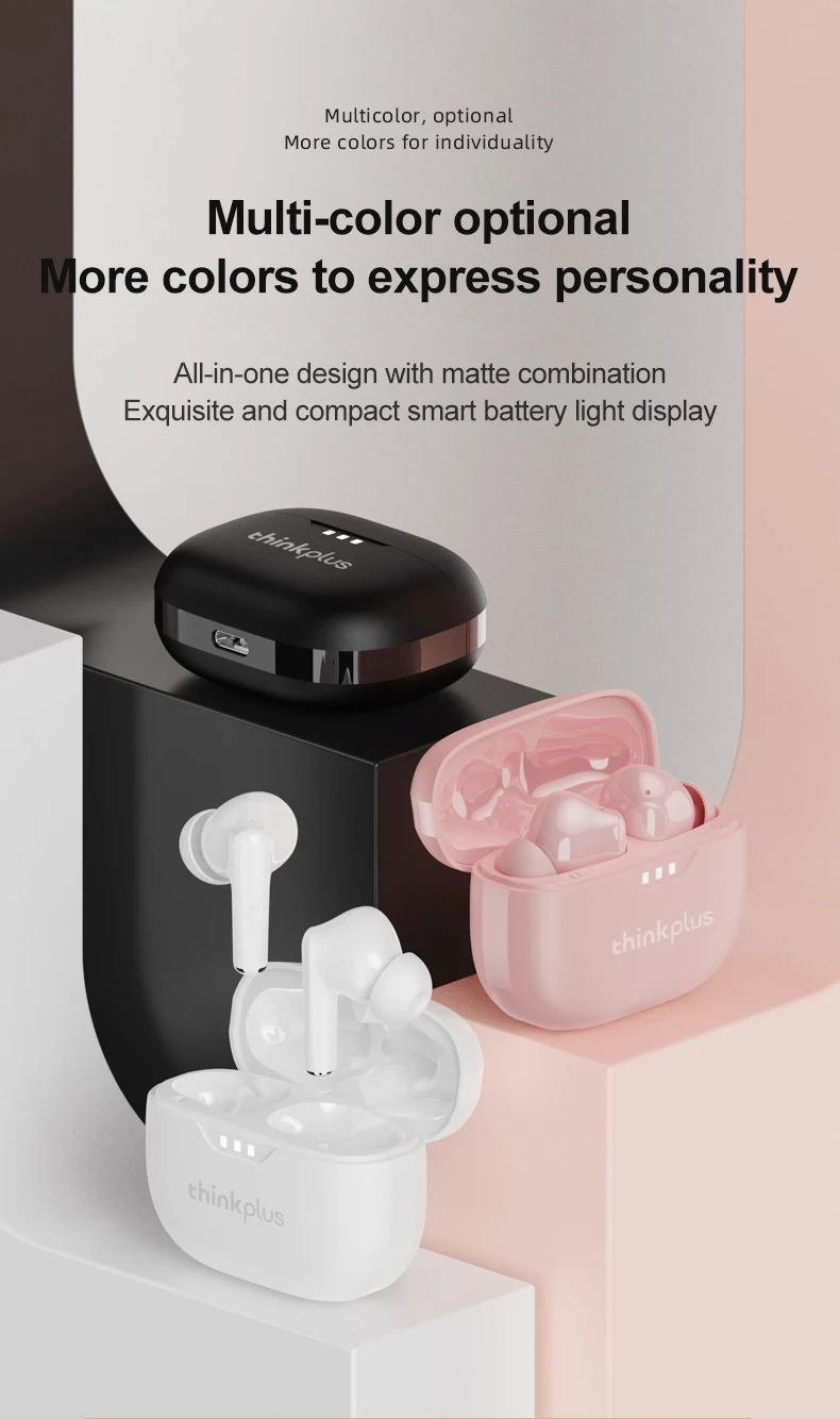 Original Lenovo LP3 Pro Earphones Wireless Bluetooth 5.3 Headphones Lp3pro HIFI Sound Noise Reduction Low Latency Sports Earbuds