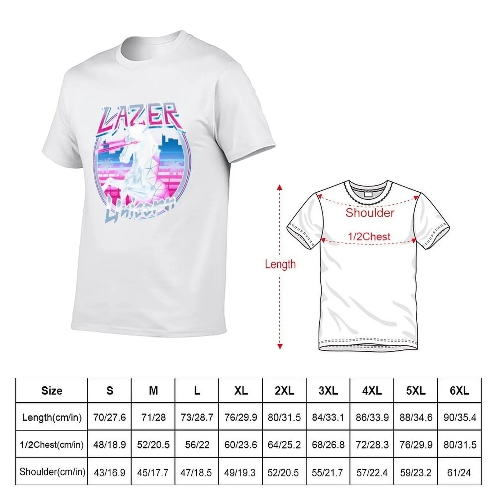 Lazer Unicorn T-Shirt man t shirts for men casual cotton t shirts man 100% T-Shirt