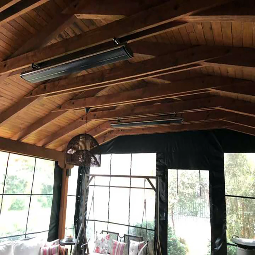 1000 واط 7 ~ 13 متر مربع الراقية تصميم فناء لوحة خارجية جدار كهربائي مشع مقاوم للماء الأشعة تحت الحمراء سخان #6