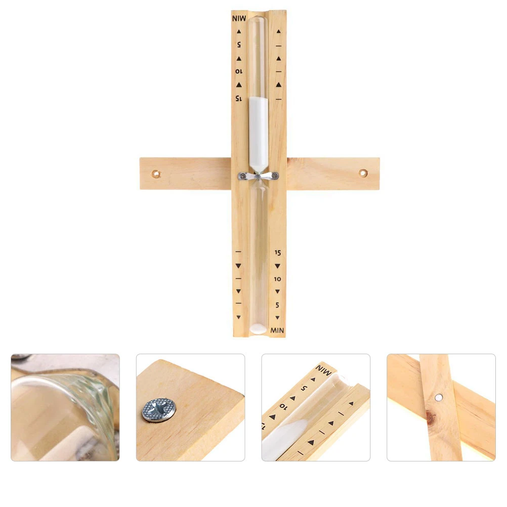 

1pc Wall Mounted 15 Minutes Sauna Timer Bathroom Steamer Thickened Glass Safe Reusable Spa Pool Accessories