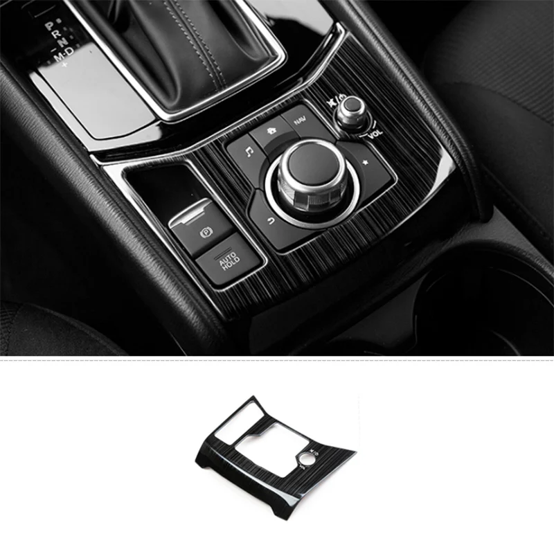 For Mazda CX-5 CX5 KF 2017 2018 2019 2020 2021 2022 2023 2024 Car Gear Shift Panel Water Cup Holder Cover Trim Accessories view 5