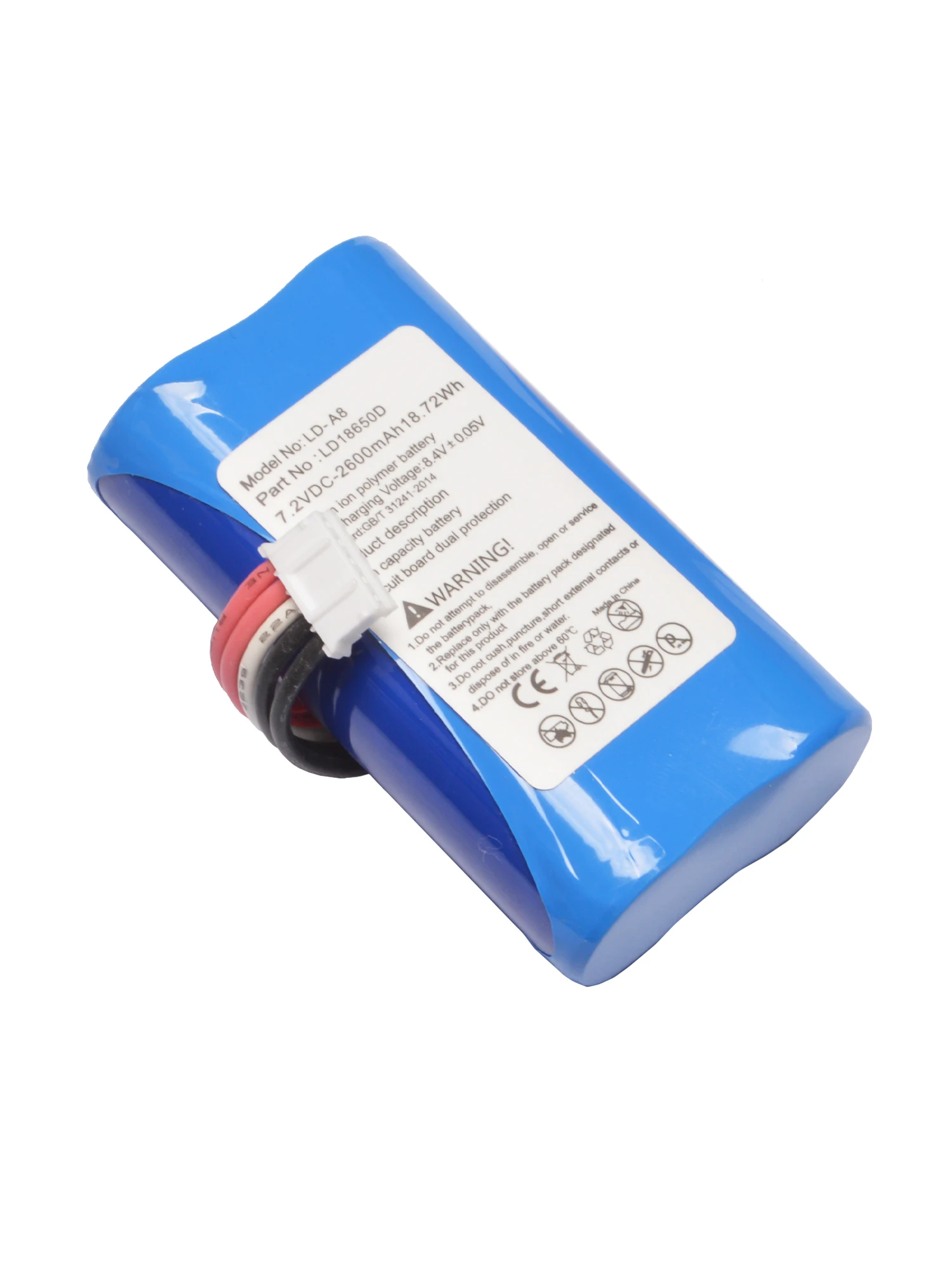 7.2V 2600mAh استبدال البطارية لاندي APOS A8 E550 E350 POS نيولاند N910 N900 N510 PAX A910 A930 KIOSK AQS LD18650D LD-A8 #3