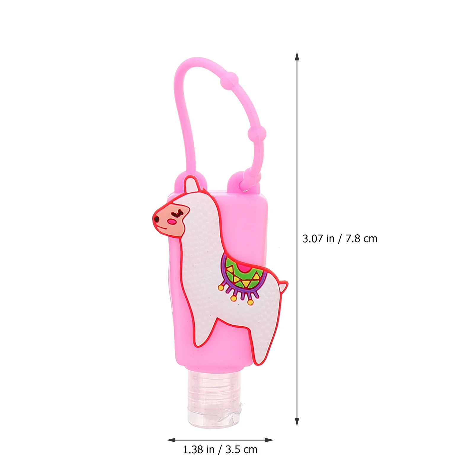 

10Pcs Reusable Silicone Lotion Bottles with Covers Mini Flip Bottles Portable Travel Empty Hand Container Cartoon