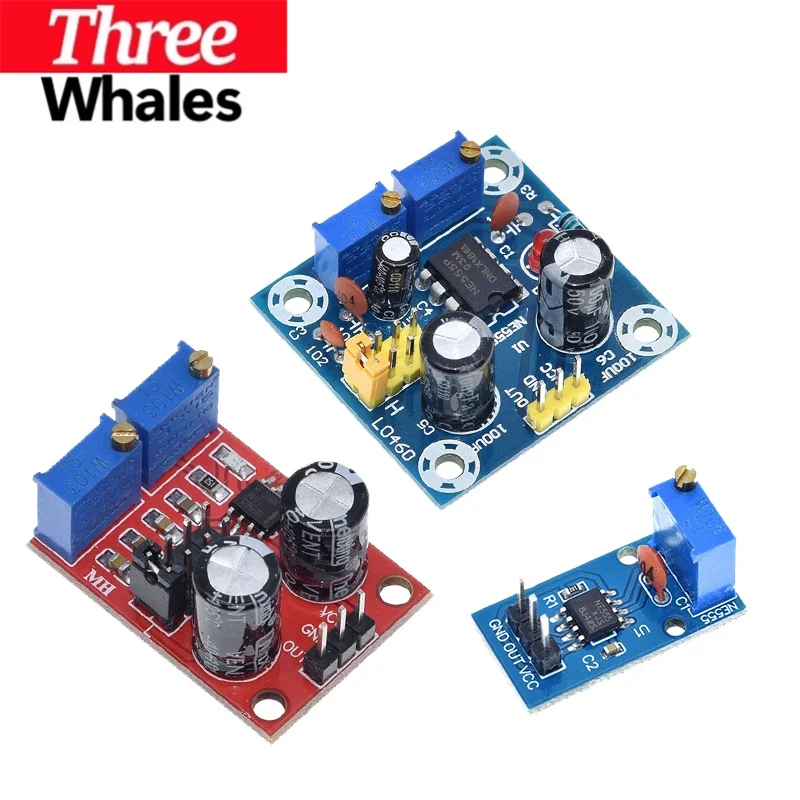THR 1/2/5PCS NE555 Pulse Frequency Duty Cycle Adjustable Module Square Wave 5V-12V Signal Generator For Arduino Smart Car