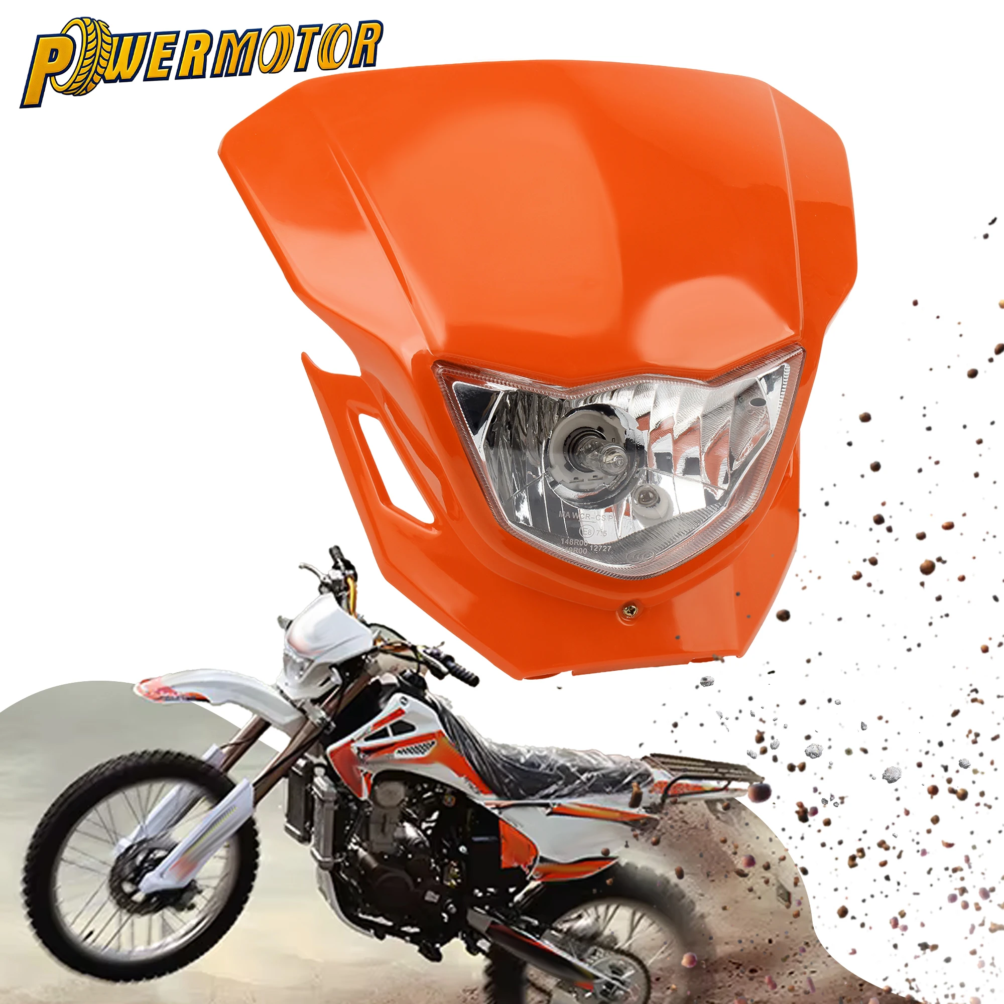 

Motorcycle Motocross H4 Halogen Headlight Headlamp Accessories For Yamaha WR250F WR450F YZ250F YZ450F 2015 2016 2017 2018 2019