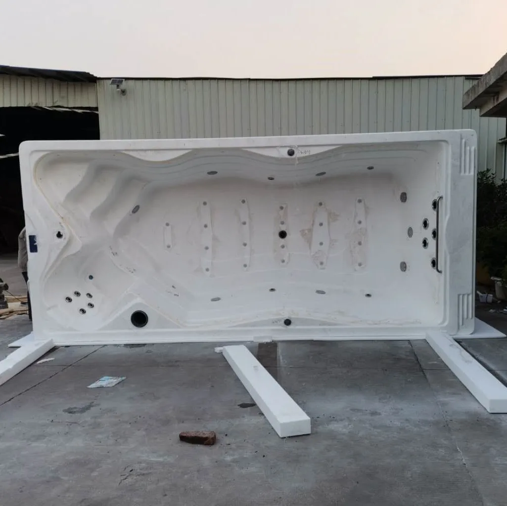 Luxurious Big Size Air Jets Outdoor Massage Whirlpool Spa Hot Tub With Steps TV