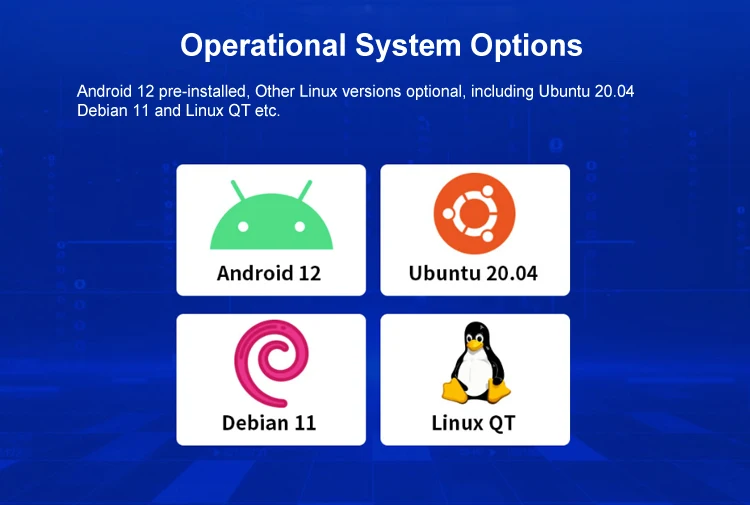 كمبيوتر صغير AI شاشة مزدوجة مخرج صندوق لافتات رقمية مدمج RK3588 بدون مروحة للتعلم العميق 8K كمبيوتر صغير #6