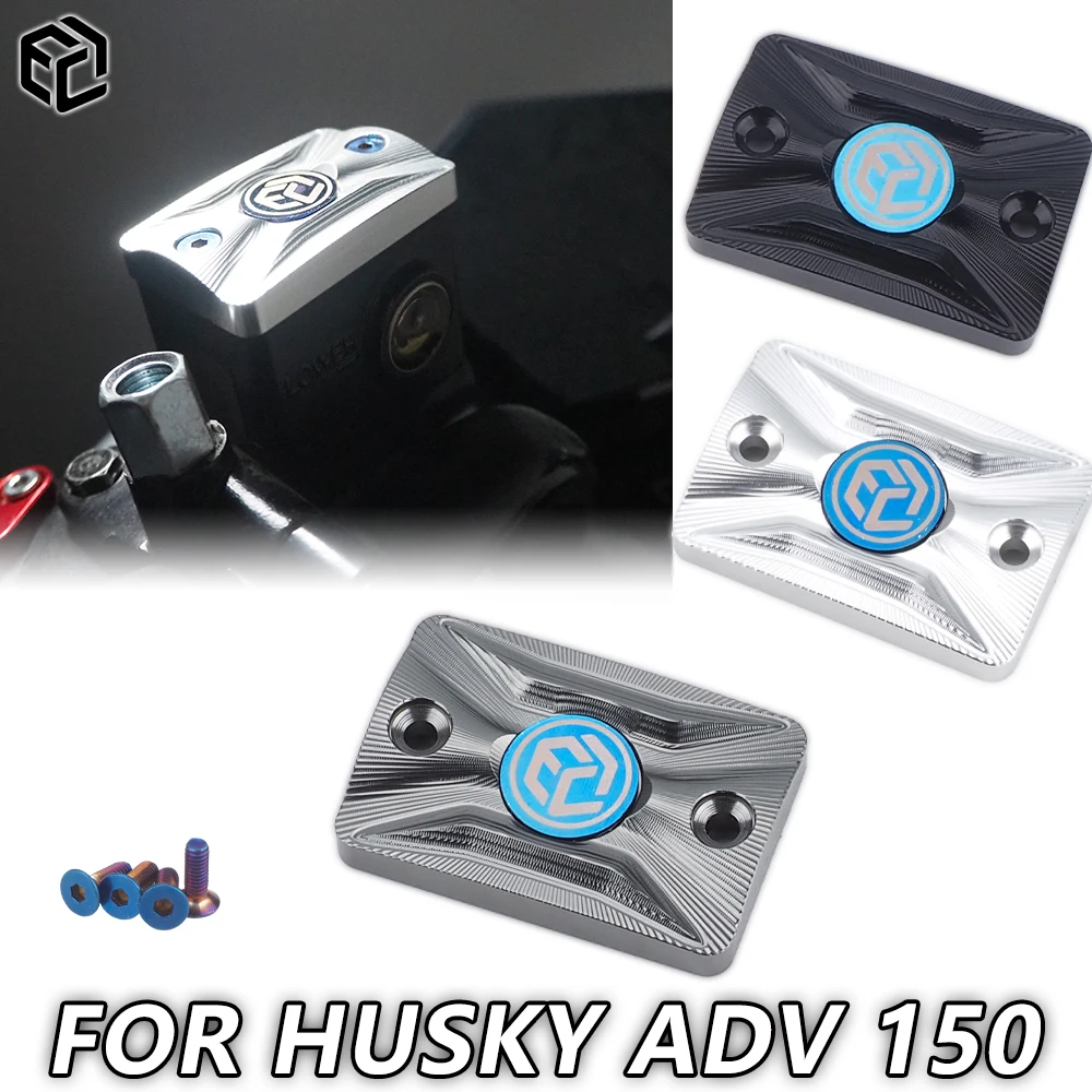 

CNC Brake Fluid Cap Master Cylinder Reservoir Front Brake Fluid Tank Oil Cup Cap For HUSKY ADV 150 Motorcycle Accessories