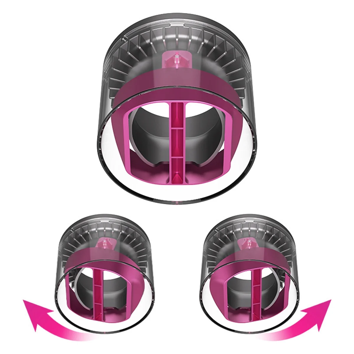 Ideale per Dyson Supersonic HD01 HD02 HD03 HD08 HD15 Asciugacapelli Ugello oscillante Ugello per capelli Strumento per lo styling Diffusore Attacco