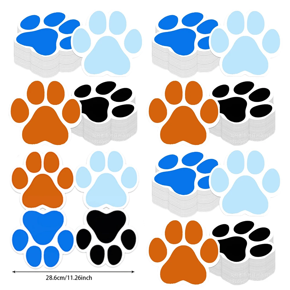 

20/100PCS Dog Birthday Party Decorations Tableware Napkin Dog Cartoon Claws Disposable Napkins Baby Shower Wedding Supplies