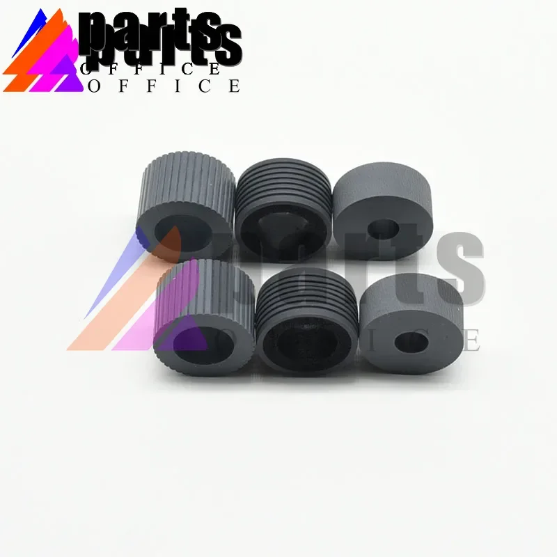 5SETS PA03338-K011 PA03576-K010 Brake Pick Roller Tire compatible for Fujitsu fi-6670 fi-6670A fi-6770 fi-6770A fi-6750S fi-5650