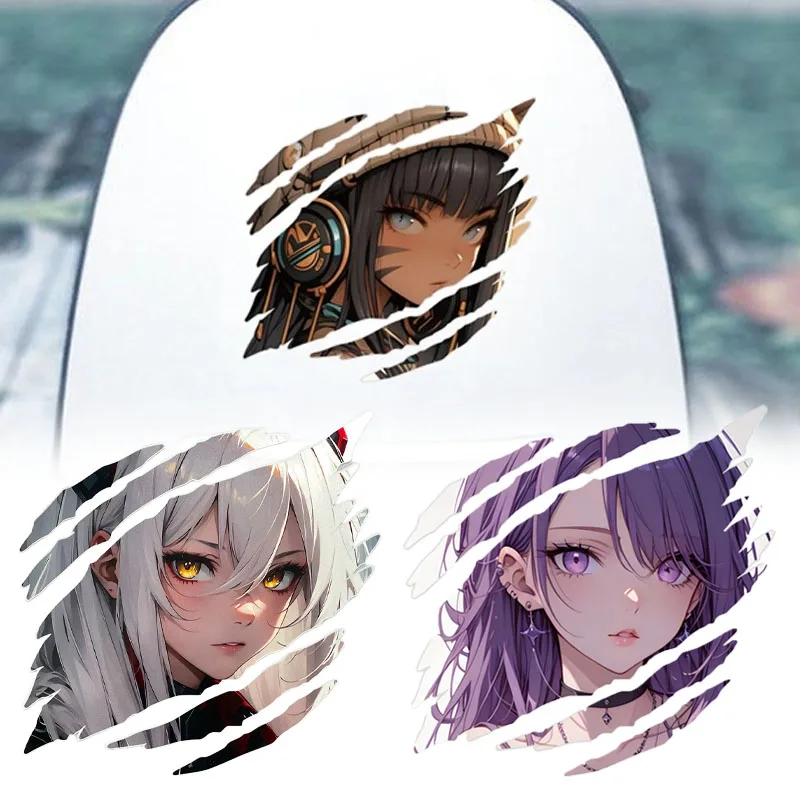 

Anime Eye JDM Waterproof Vinyl Sticker Decal for Motorcycle Scooter Helmet Box Fairing Car Window Decor