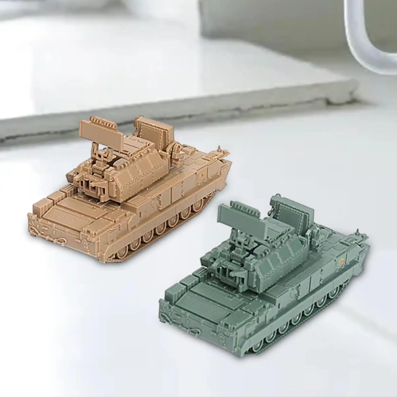 1/72 kits de construção de veículos modelo de construção de carro brinquedo simulação ornamento jogo de quebra-cabeça 4d montar tanque para lembrança colecionável