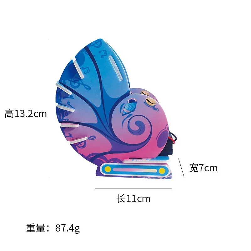 Juego de enseñanza de rompecabezas STEM para niños, juguetes de Audio de concha hechos a mano, conjunto de paquete de Material de experimento científico para estudiantes