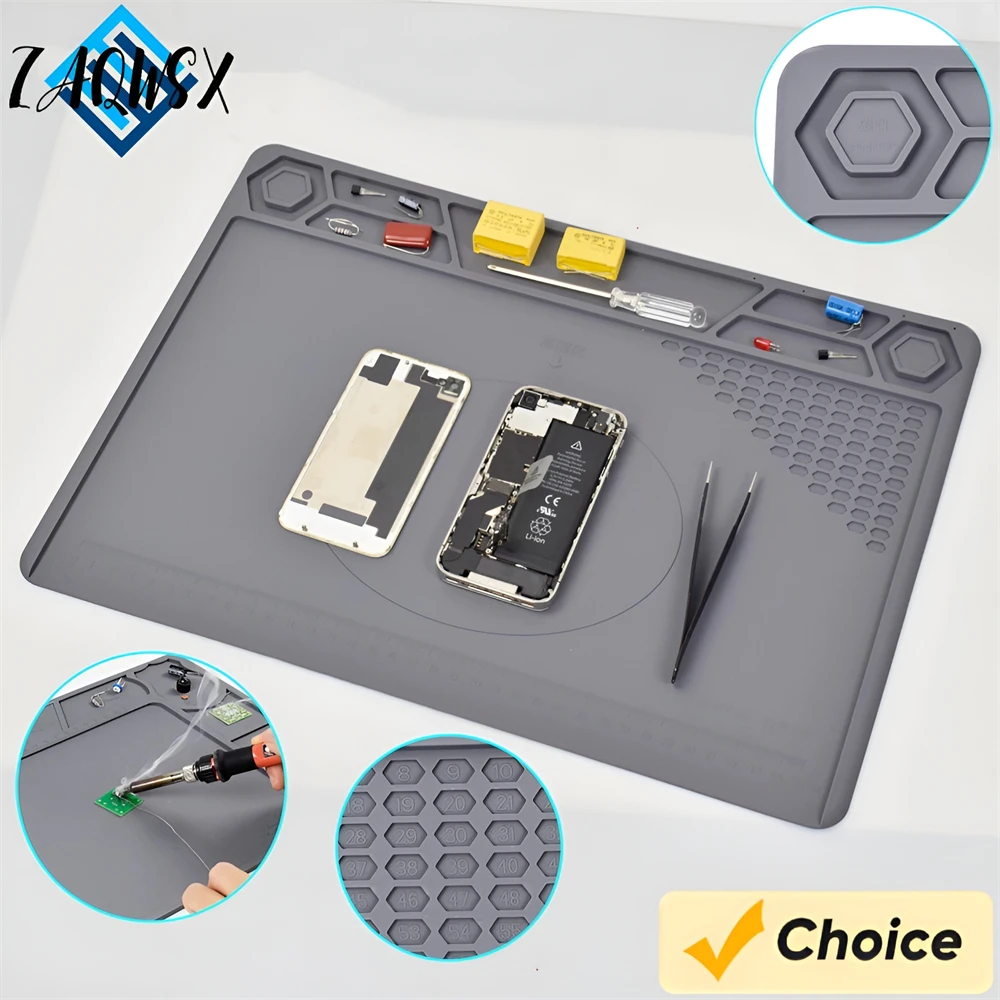 Heat Insulation Working Mat Heat-resistant Soldering Station Repair Insulation Insulator Pad Maintenance Platform Soldering Mat