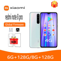 Global rom Xiaomi Redmi Note 8 Pro 8G 128G Smartphone used phone