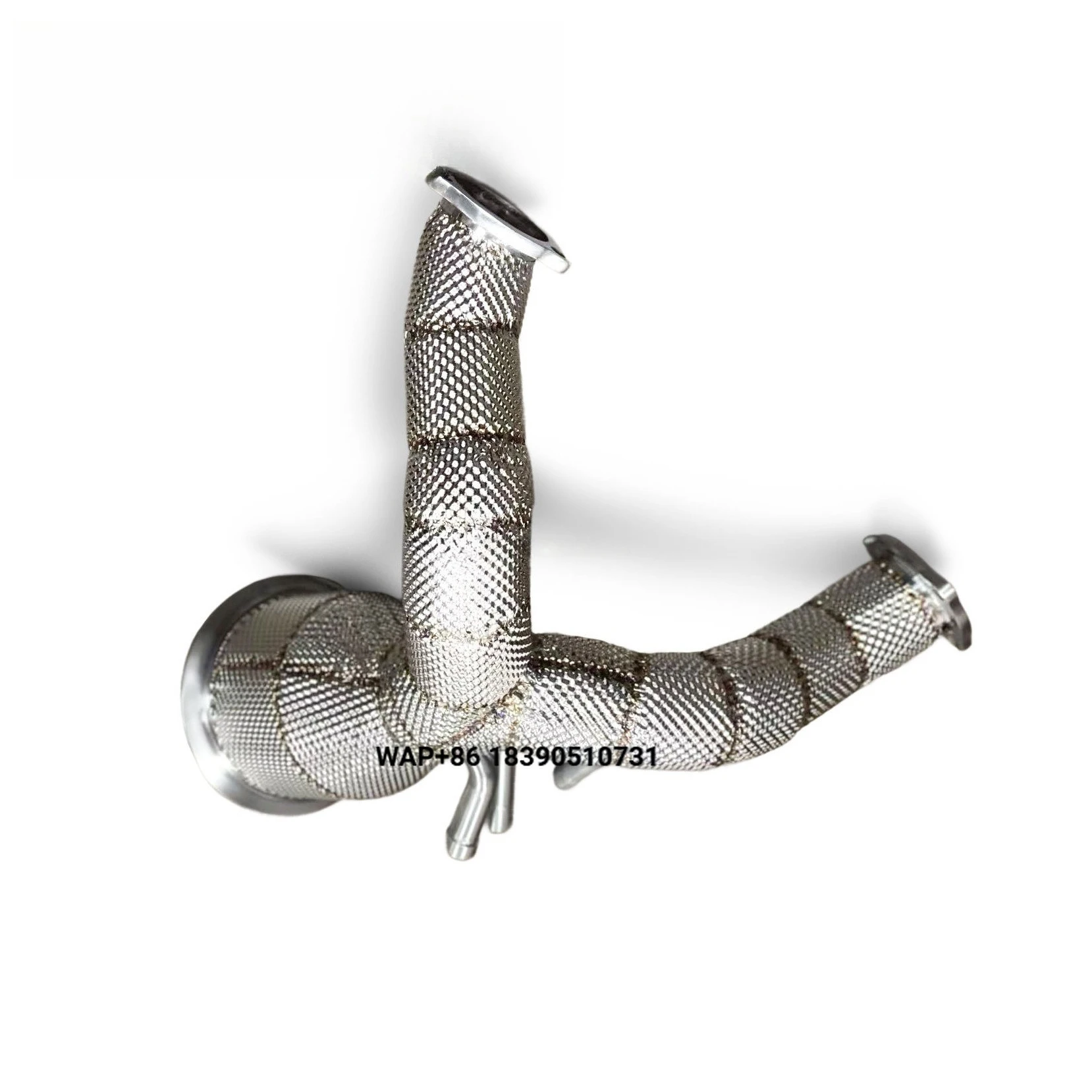 

Suitable for 3.0T 2021-2025 Exhaust Head, Exhaust Pipe with Heat Shield, Stainless Steel Downpipe Exhaust System