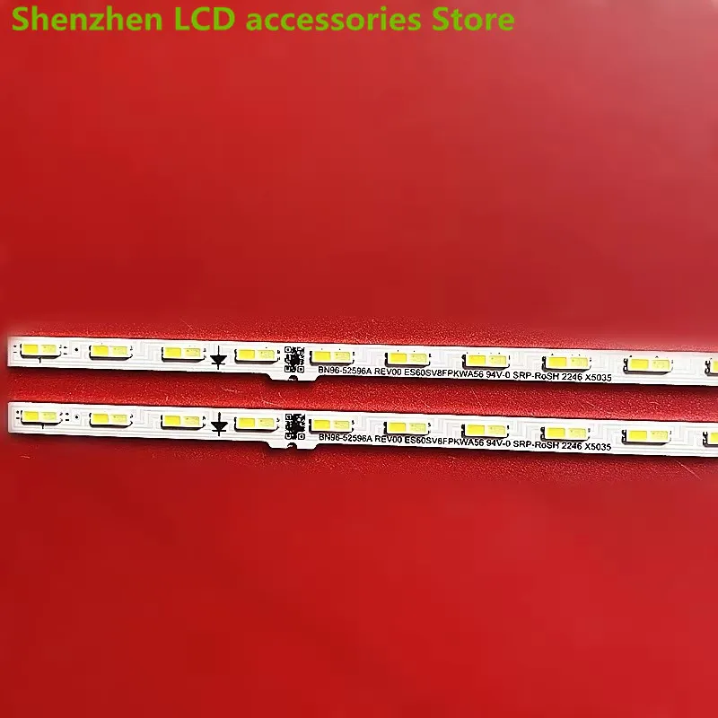 สําหรับ Samsung 60 นิ้ว 60AU8K BN96-52596A ES60SV8FPKWA56 56LED 661 มม.แถบ 100% ใหม่ LED Backlight Strip