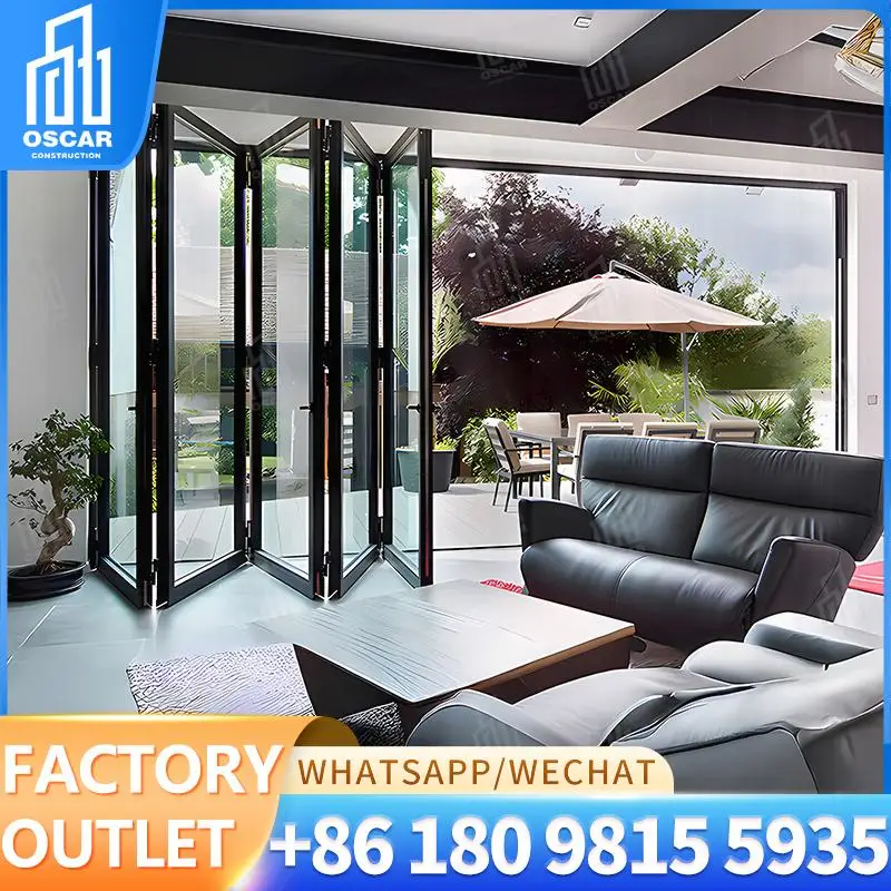 

Customizable Bifold style Doors Ideal for European Commercial Spaces Factory Made Bifold Door