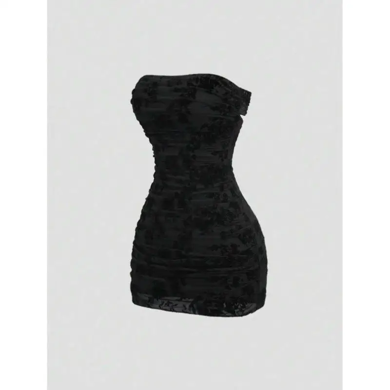 

Весенне-летний костюм из кружева и вельвета, облегающий, женский, повседневный, спортивный, длиной до колена, для осеннего сезона