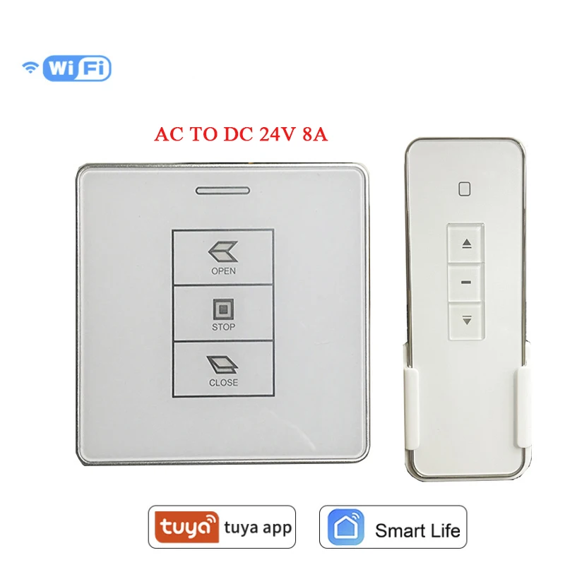 110v 230v AC to DC24V 8A Wall Mounted Switch For Chain Window Opener Pergola Awning Skylight Control Panel