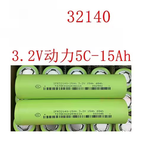 32140 15Ah Large Capacity Lifepo4 Battery 3.2V 48WH Scooter Battery Cell A-grade Lifepo4 32140 Eve for Assembling Battery Pack