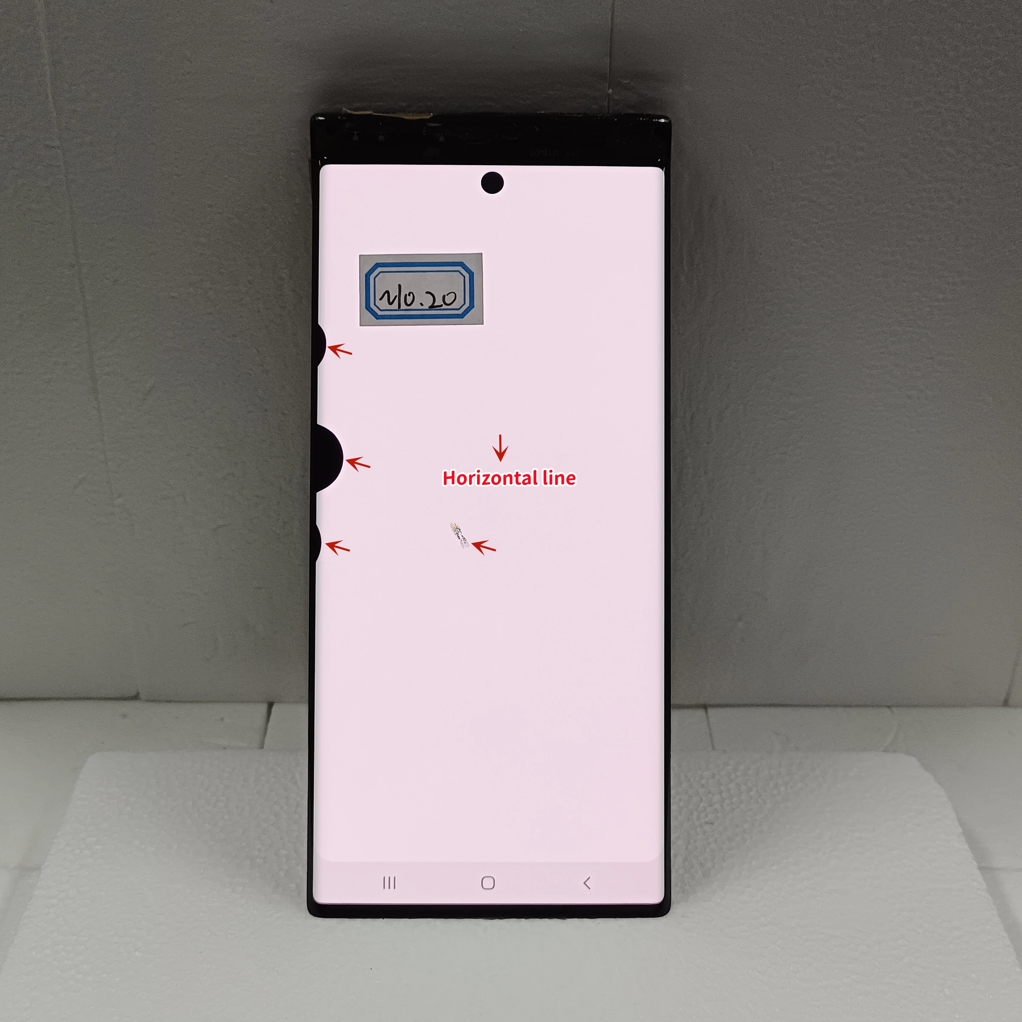 Super AMOLED For Samsung Galaxy Note 10 Screen N971N note10 N970 N9700 LCD with Defects Display Touch Screen Digitizer Assembly